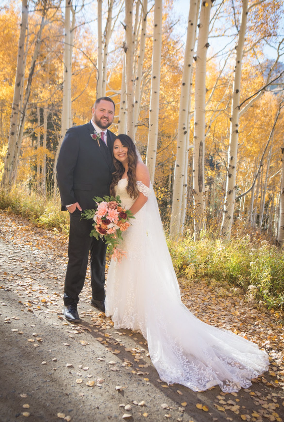 Autumn Wedding Portrait