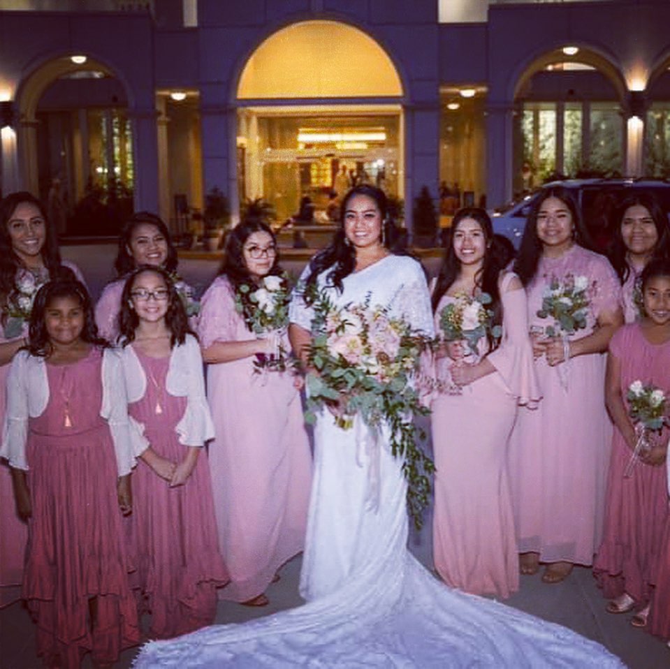 Bride and Bridesmaids